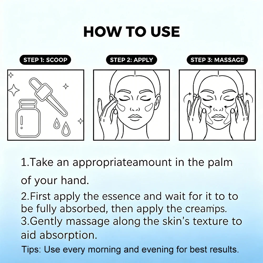Set Siero e Crema Viso con Peptidi – Idratazione Profonda, Levigante, Uso Giorno e Notte