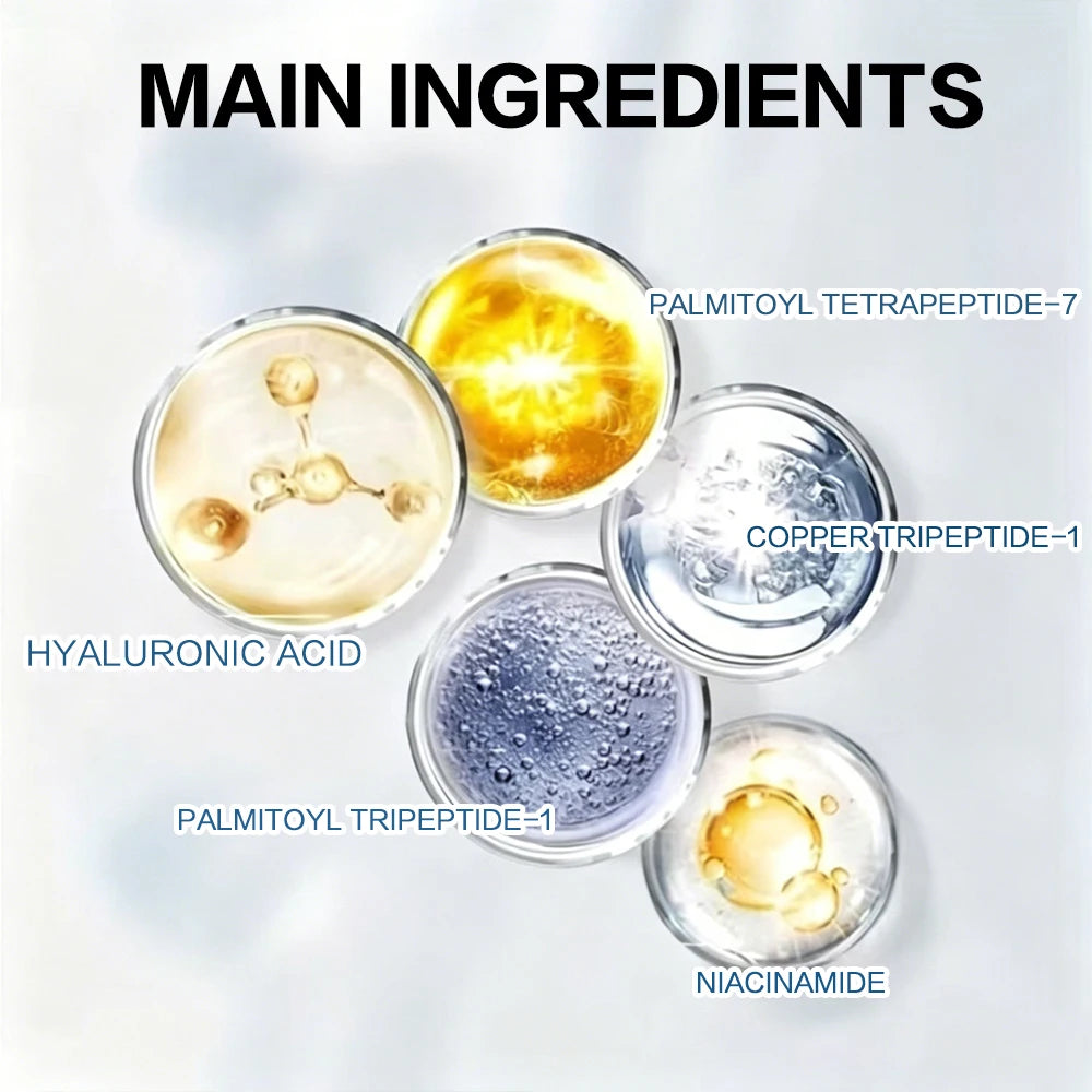Set Siero e Crema Viso con Peptidi – Idratazione Profonda, Levigante, Uso Giorno e Notte
